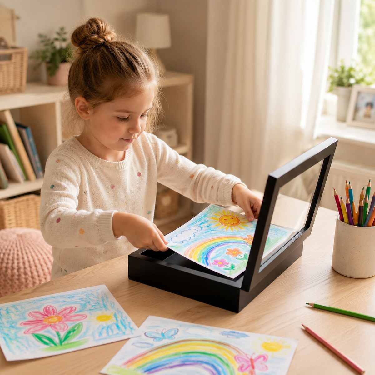 Aufbewahrungsrahmen für Kinderbilder – Ansicht 1