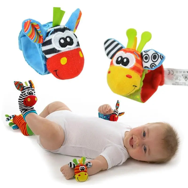 Baby-Rasselsocken und Handgelenkrasseln – Ansicht 2