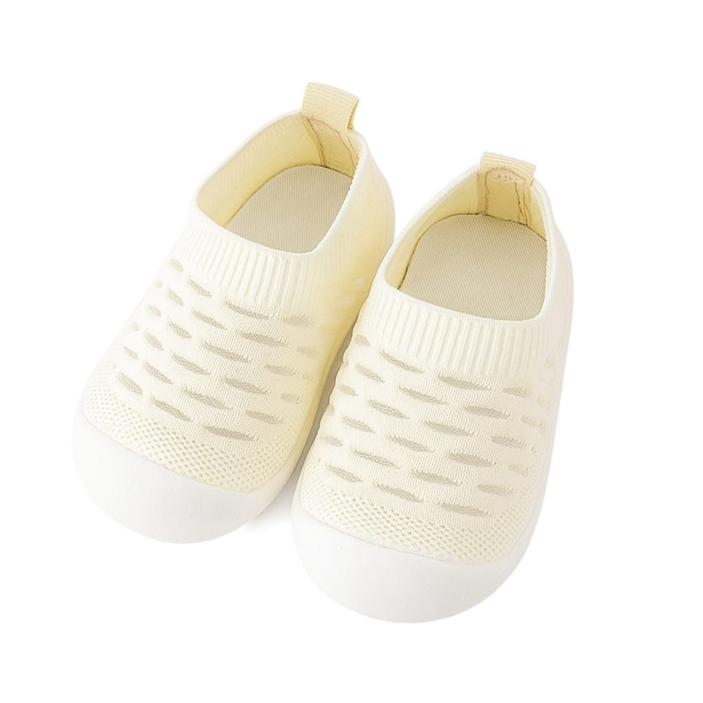 Bubelles Flexible Strickschuhe für Kinder – Gelb